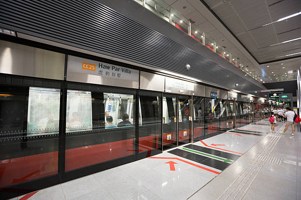 ハウパーヴィラの mrt 駅シンガポール - haw ストックフォトと画像