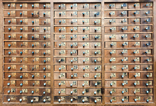 istock Vintage Wooden Drawer shelf abstract wall pattern 465848496