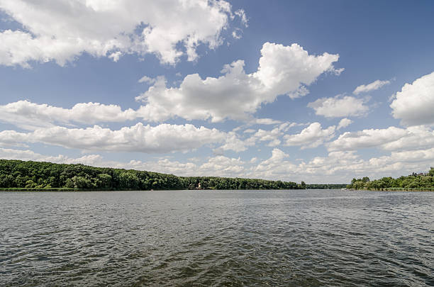 istock Recreational lake and dock 465849716