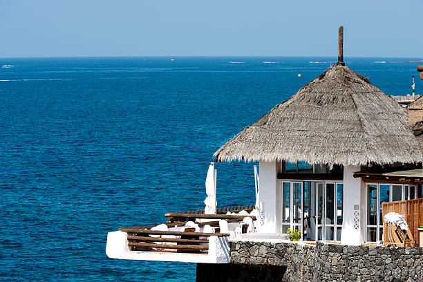 istock Outdoor cafe at Las Americas 465851888