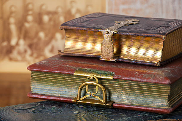 istock Old albums for photos 465854262