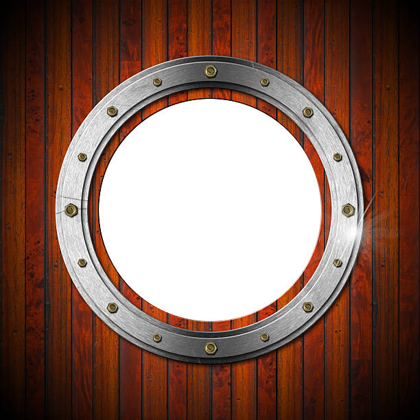 istock Wooden and Metallic Porthole 465857293