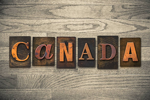 istock Canada Concept Wooden Letterpress Type 465861064