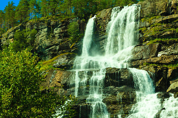 istock Tvindefossen waterfall near Voss, Norway 465861570
