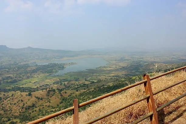 Landscape shot from Bhramagiri hill in Nasik, India. Rishi Gautam used to stay at this hill in ancient times and this place also have references in ancient Hindu scripture Ramayana.