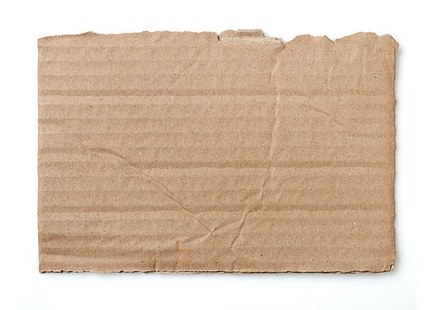 Cardboard piece Piece of a cardboard isolated on white carton stock pictures, royalty-free photos & images