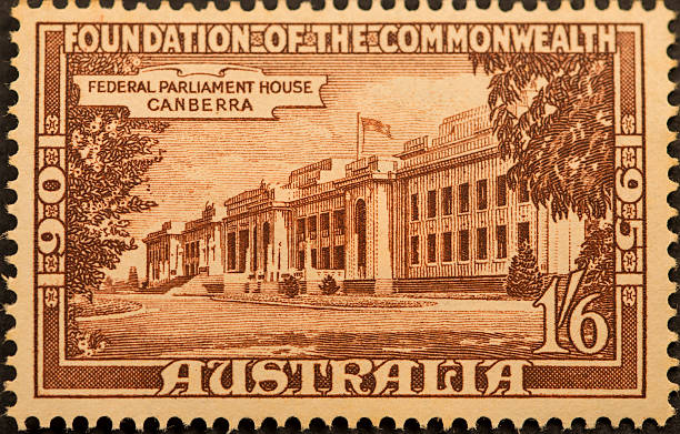 istock Postage Stamp - Foundation of Commonwealth 465865048