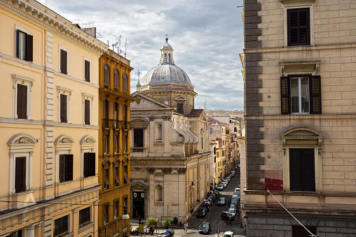 The Florence Cathedral at historic center of Florence, Italy