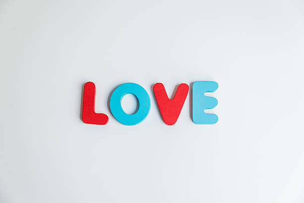 istock Wooden word LOVE on White background 465869356