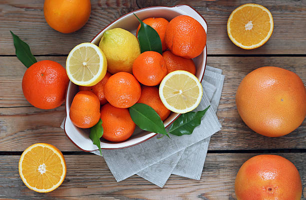 istock Citrus fruits - orange, lemon, grapefruit, tangerine 465873498