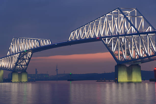 istock Tokyo Gate Bridge in the twilight 465874166