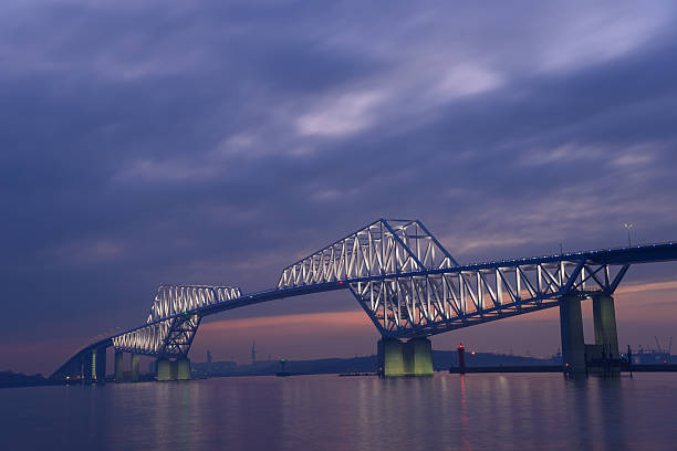 istock Tokyo Gate Bridge in the twilight 465874576