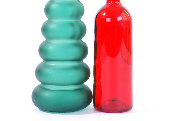 istock colored glass vases on a white background 465875133