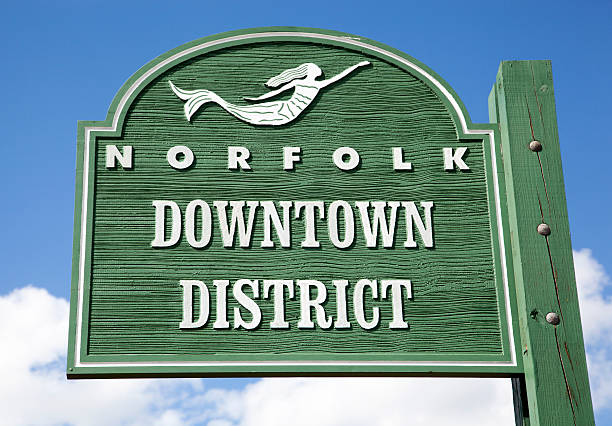 Norfolk Sign stock photo