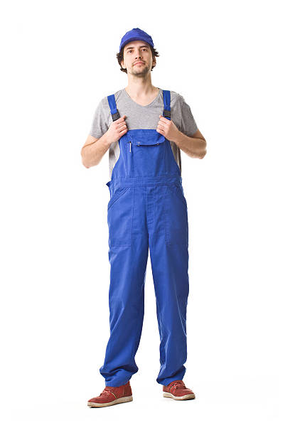 Repairman Smiling Portrait.