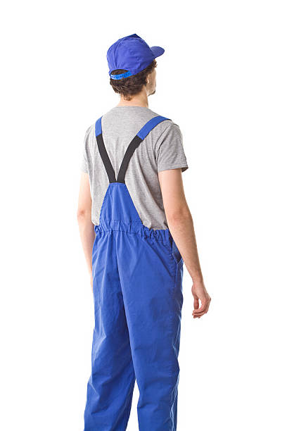 istock Repairman Back Portrait. 465881636