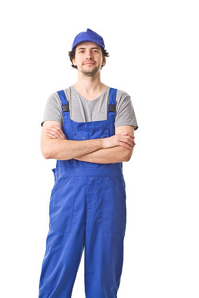 istock Repairman Smiling Portrait. 465881644