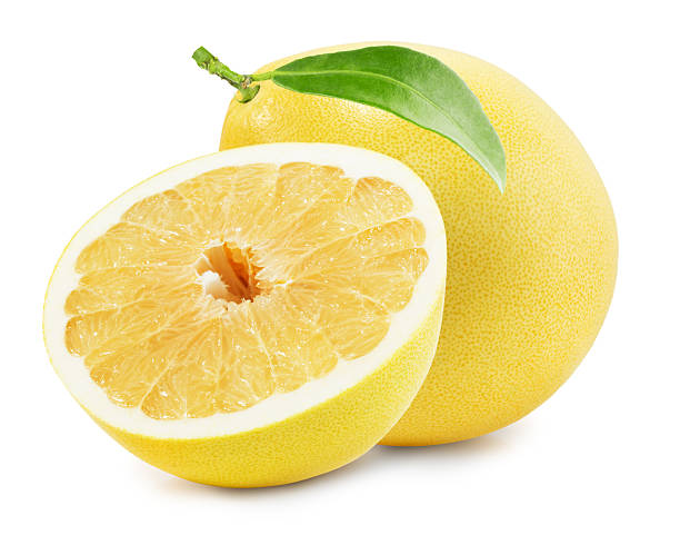 Pomelo or Chinese grapefruit isolated on the white background