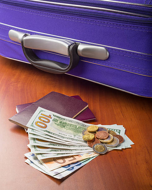 istock Dollars, Euros and Passports 465894017