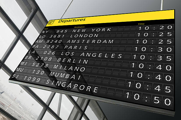 istock Airport Departure Timetable 465894704