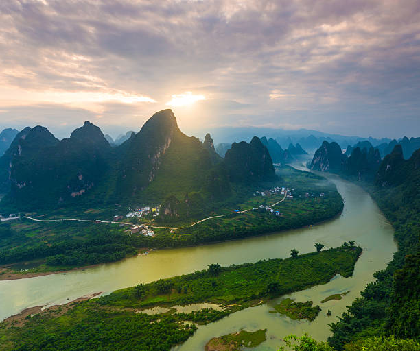 istock Li river in the Morning 465894816