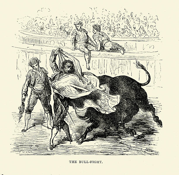 istock Spanish Pictures Bullfighting - Matador fighting a Bull 465895110