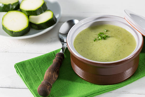 istock Cream of zucchini 465897570