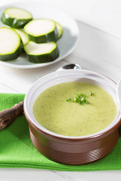 istock Cream of zucchini 465897576