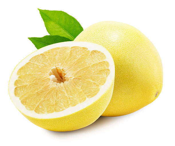 istock Pomelo or Chinese grapefruit isolated on the white background 465897626