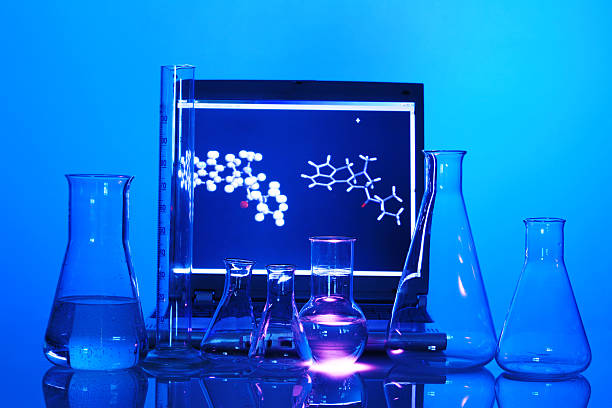 istock Test tube Scene bio chemicals 465899835