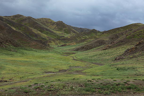 landschaften der mongolei - regenwetter fotografías e imágenes de stock
