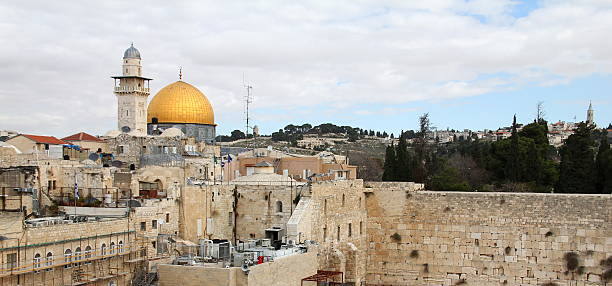 istock Dome of the Rock over Western wall 465904663