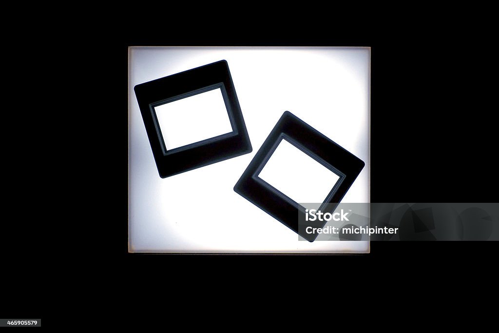 Vetrini su lightbox - Foto stock royalty-free di Diapositiva