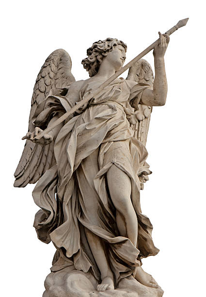 istock Angel with the lance on Ponte Sant'Angelo, Rome 465911435