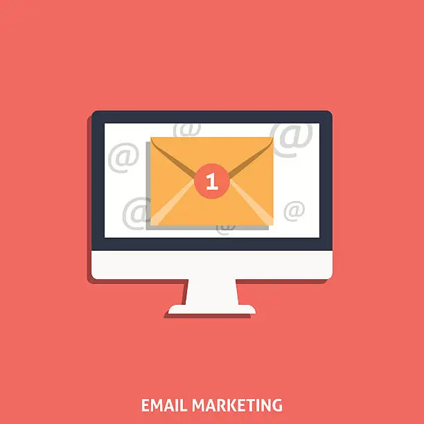 Vector illustration of Email Marketing