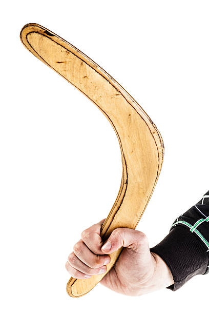 бумеранг - boomerang souvenir australian culture symbol ст�оковые фото и изображения