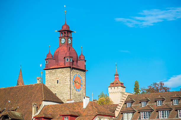 istock Panoramic view of old town Lucerne, Switzerland 465912541