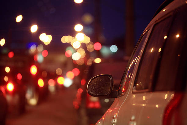 istock city ​​car traffic jams night lights 465913592