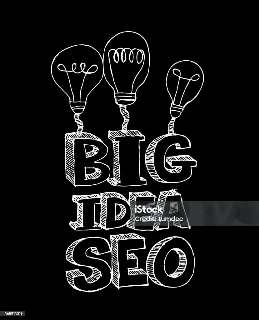 Idea SEO Search Engine Optimization Abstract Stock Photo