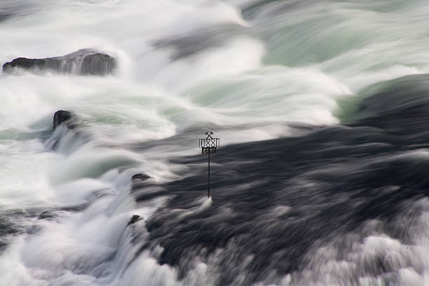 Europe's largest waterfall. Rhine Falls of Schaffhausen. Switzerland. Rhine