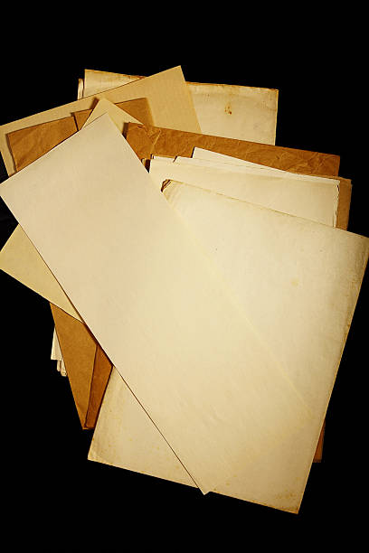 istock texture old vintage yellowed paper, writing papers 465918362