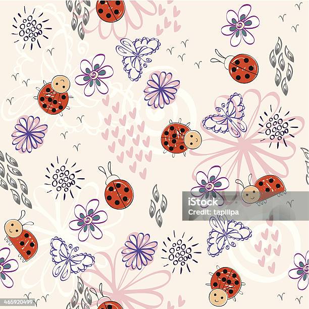 Seamless Pattern Stock Illustration - Download Image Now - Baby - Human Age, Baby Girls, Backgrounds