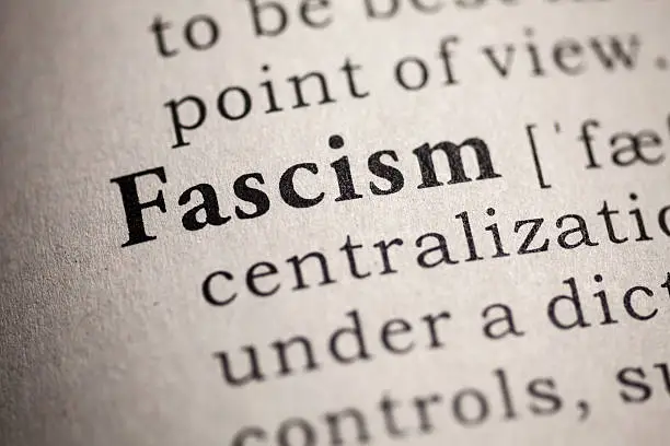 Fake Dictionary, Dictionary definition of the word fascism.