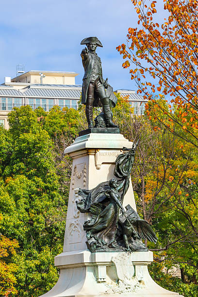 istock General Rochambeau Statue Lafayette Park Autumn Washington DC 465922844
