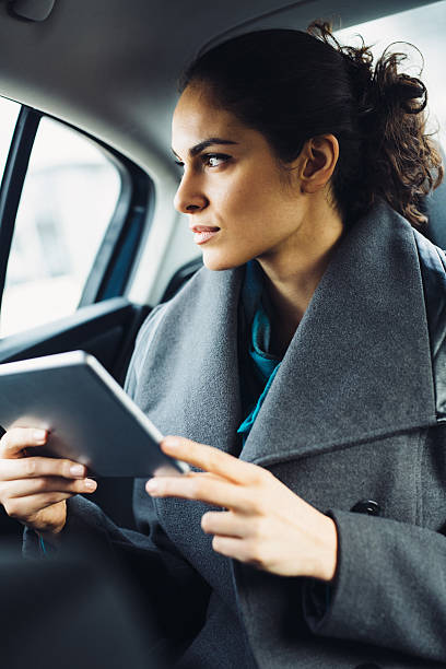 istock Businesswoman in Car 465923578