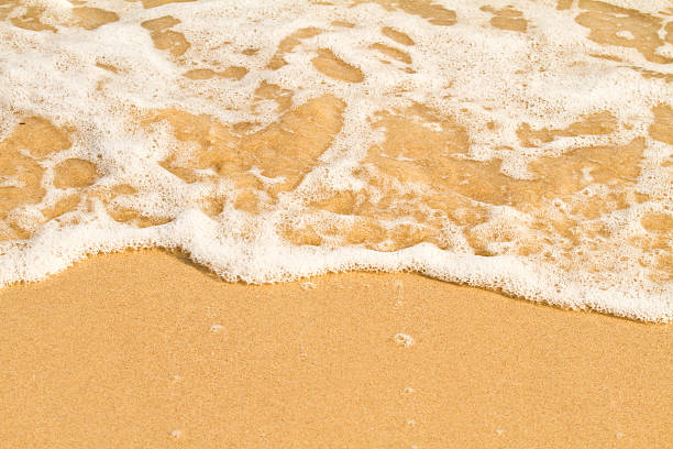 istock Soft wave of the sea on  sandy beach 465925101