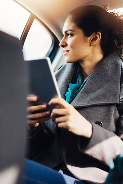 istock Businesswoman in Car 465925728