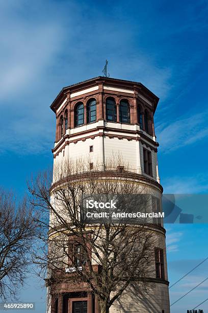 Schlossturm Tower In The Altstadt Düsseldorf Stock Photo - Download Image Now - Düsseldorf, 2015, Altstadt - Cologne