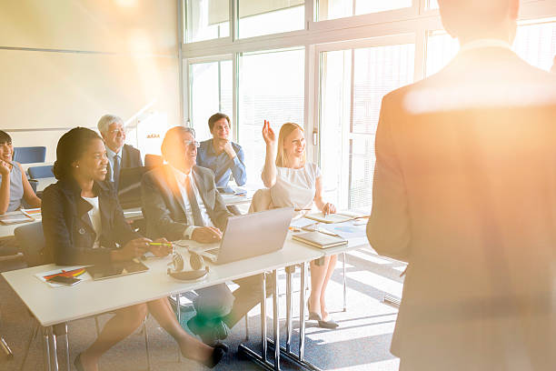 istock Business people, meeting, seminar, education, learning 465926186