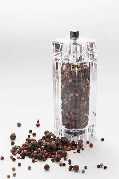 istock glass mill with color pepper peas isolated 465927074